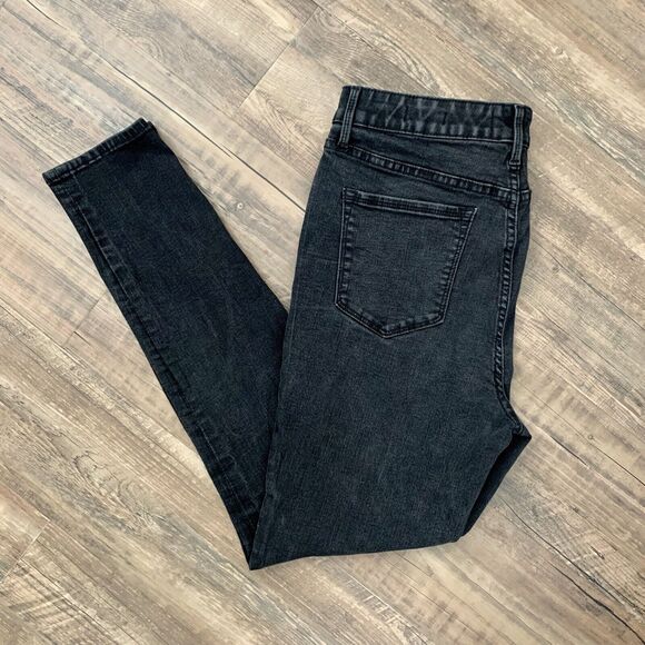 Social Standard By Sanctuary High Rise Skinny Black Jean Size 10/30 - Picture 3 of 4